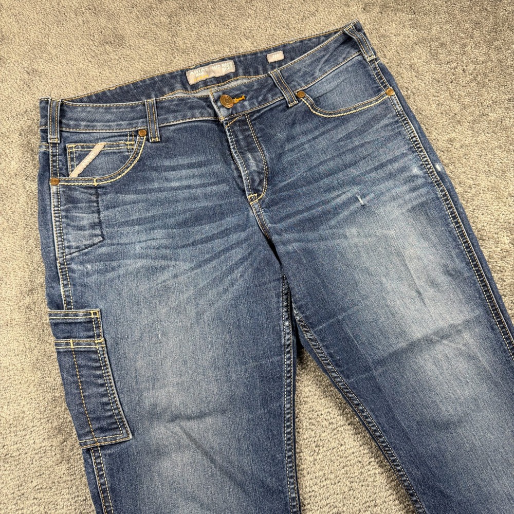Ariat Rebar DuraStretch Riveter Boot Jeans Womens 33R Mid Rise Hallow 1